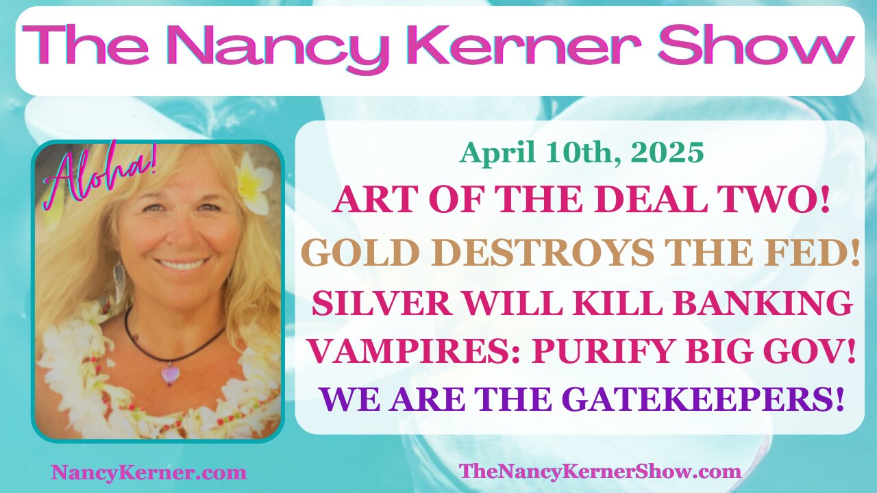 Art of the Deal 2! Gold Destroys the Fed! Silver Kills Bank Vampires=Purges Big Gov! We=Gatekeepers!