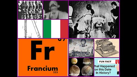 THIS DATE IN HISTORY - Typewriter, A Sneeze, Sky Bowling AND MORE! 01-07-2026