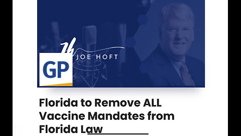 HUGE BREAKING: FLORIDA TO REMOVE ALL VACCINE MANDATES FROM FLORIDA LAW