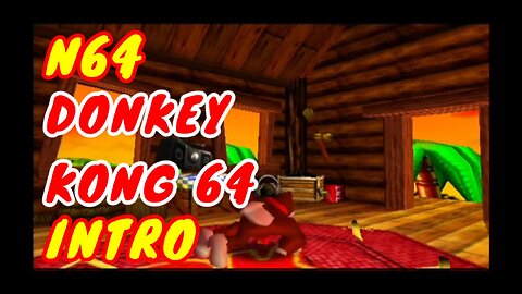 N64 Intro - Donkey Kong 64 Jungle Jam Cinematic
