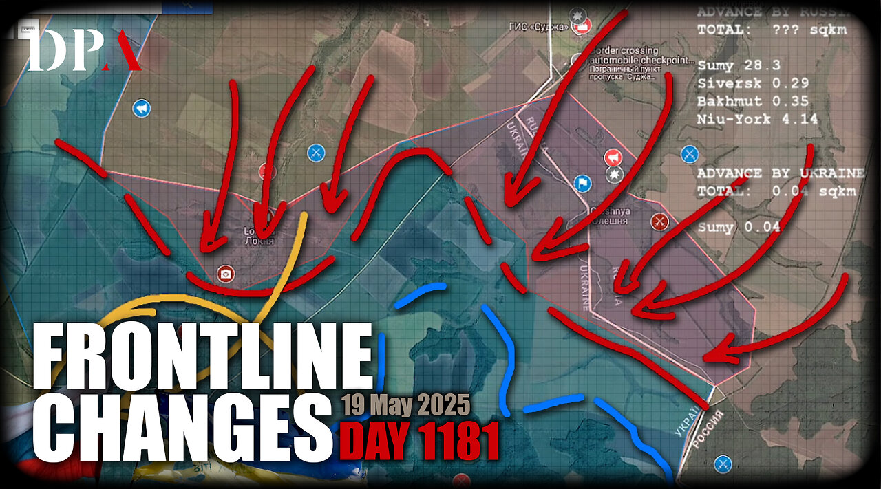 [ Ukraine Frontline Changes ] SUMY INTEL DROP!!! Sumy settlements captured by Russian forces!!!