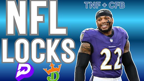 TNF + CFB BEST BETS - TOP PLAYER PROPS - 10/30/25