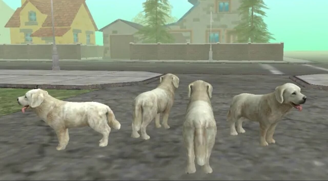 I have a Dog family! | Dog Simulator