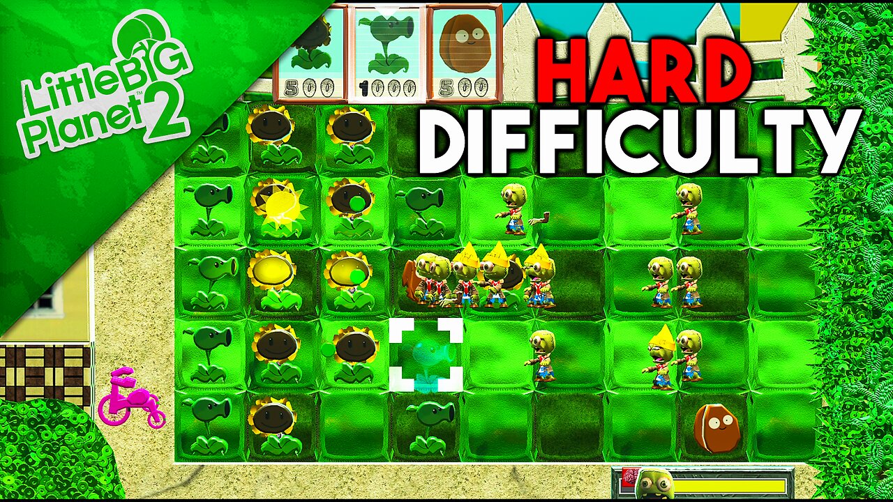 LittleBigPlanet 2 - Plants vs Zombots (HARD MODE)