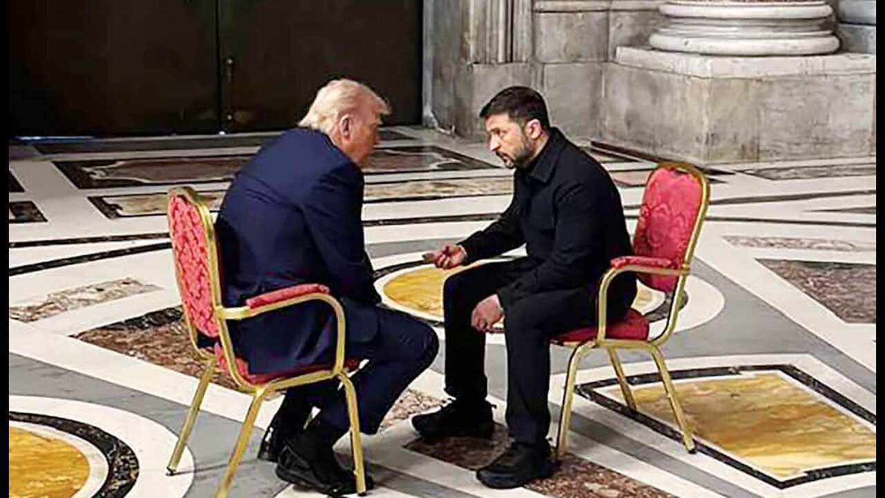 Trump & Zelensky meet at Pope Francis's funeral