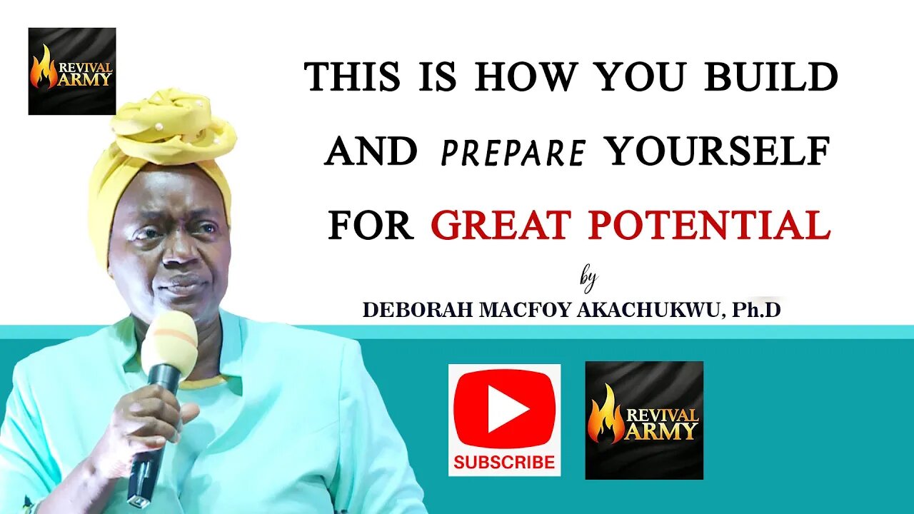 HOW TO BUILD AND PREPARE YOURSELF FOR GREAT POTENTIALS