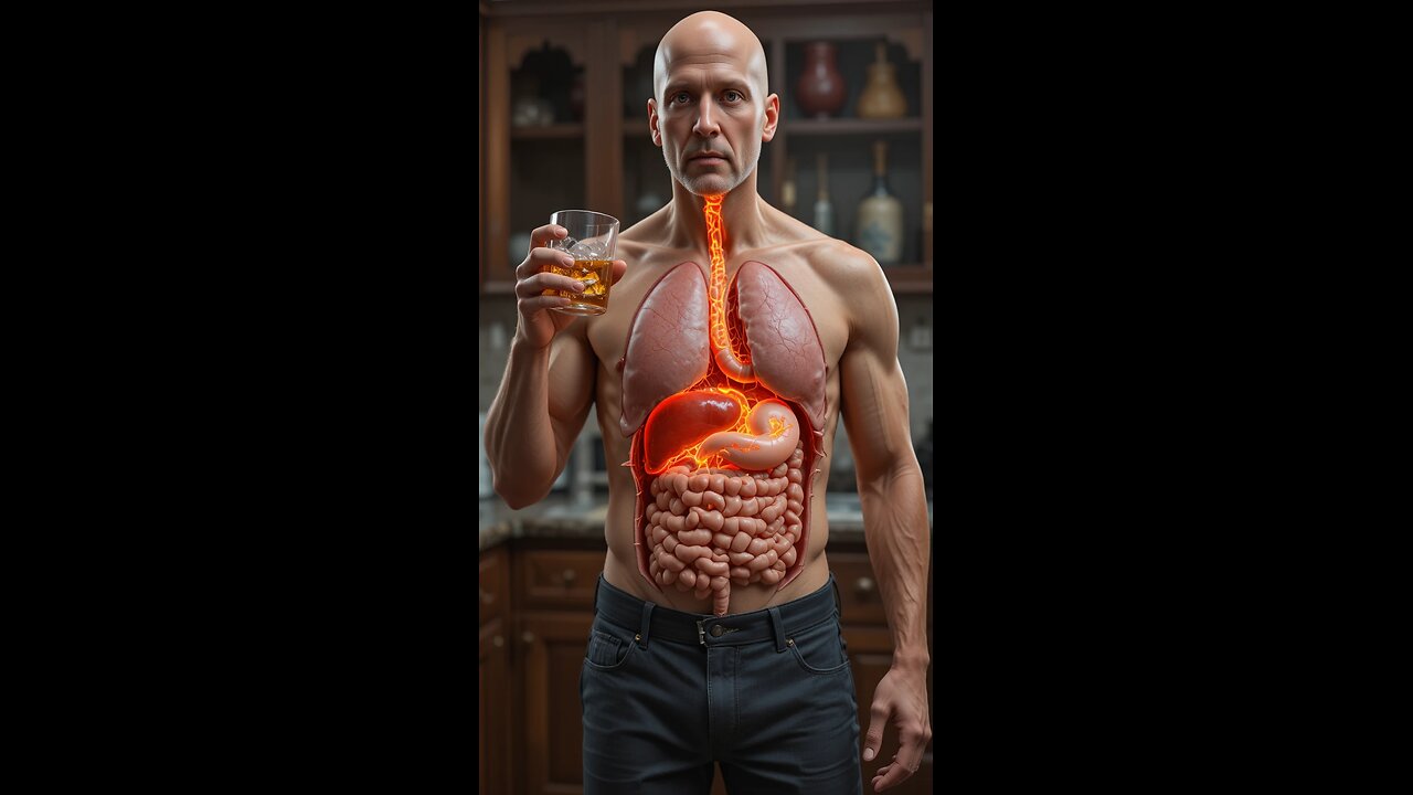 Inside Your Body: 3D Animation of Alcohol Digestion & Liver Damage #humanbody #3danimation #shorts