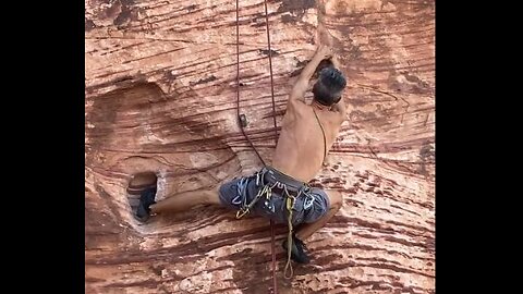 Red Rock TR Climbing Beta Series E41 (2025): Ranch Hands Crag: Payless Cashaways (5.11a)