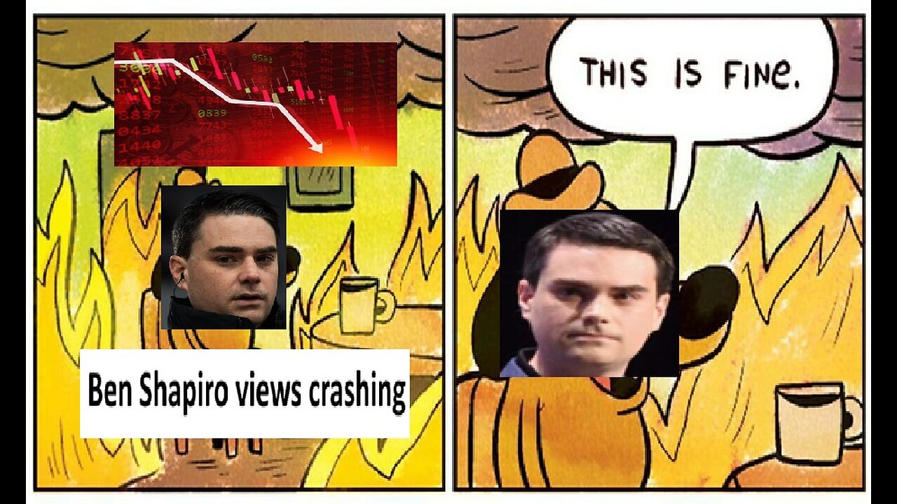 Ben Shapiro channel statistical breakdown, views down