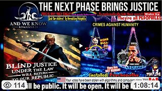 NEXT PHASE=Justice, Public, Open, Known, HRC, Obama, NO DEALS! Pray! ~ And We Know (5.19.25)