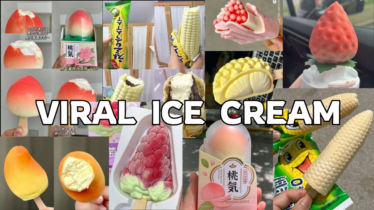 Viral Fruit-Shaped mango/peach Ice Creams... Look TOO Real 😲