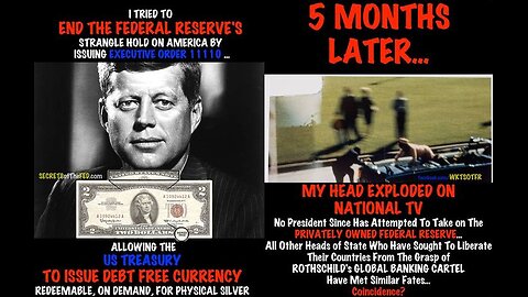 In 1963 JKF Issued DEBT FREE CURRENCY Backed by Silver