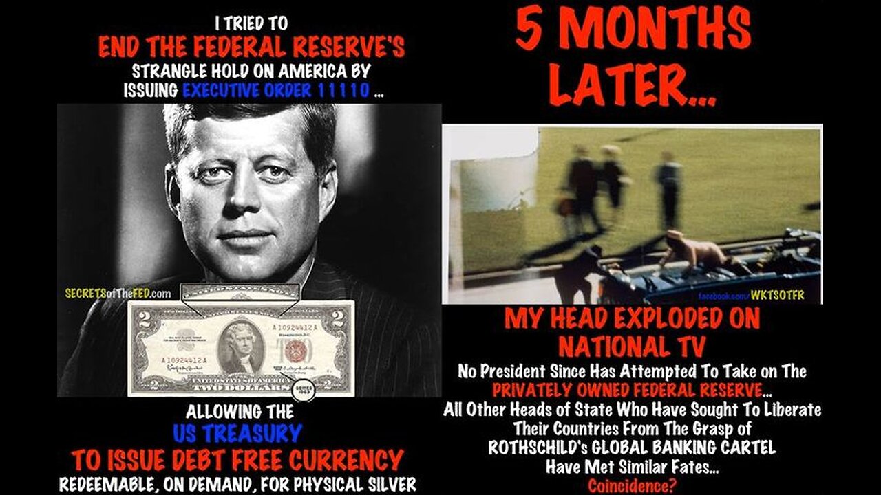 In 1963 JKF Issued DEBT FREE CURRENCY Backed by Silver