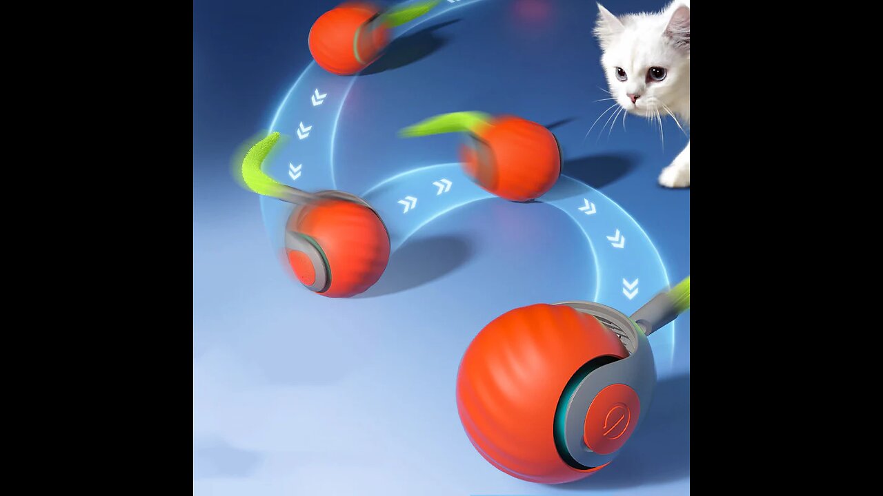 Smart Cat Toy for Energy Consumption - Tutu Ball