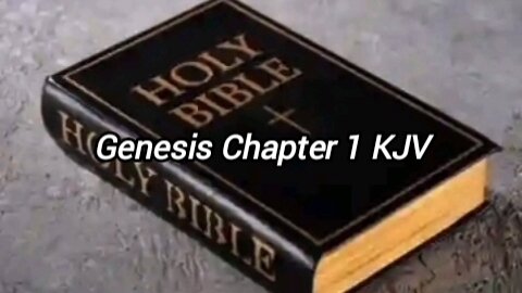 Genesis Chapter 1 KJV
