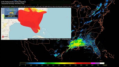 Florida's Amateur Radio Repeaters Using QueCast - 12-4-2025