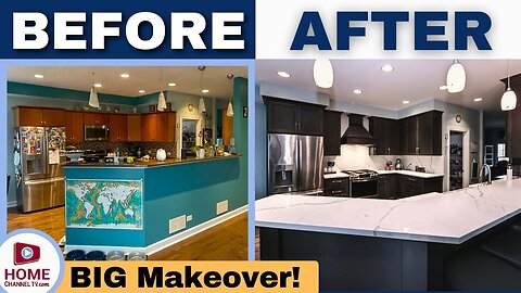 On Trend Kitchen Makeover - Amazing Before & After