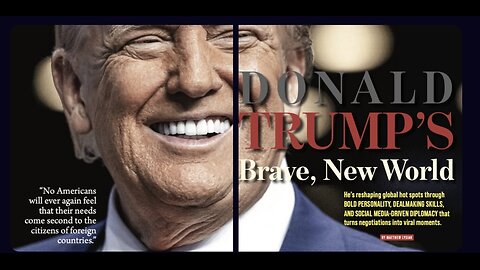 Trump's BRAVE NEW WORLD LOOKS LIKE A REMODEL OF THE OLD....ENJOY..