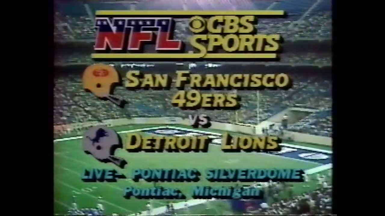 1981-09-06 San Francisco 49ers vs Detroit Lions Part 2