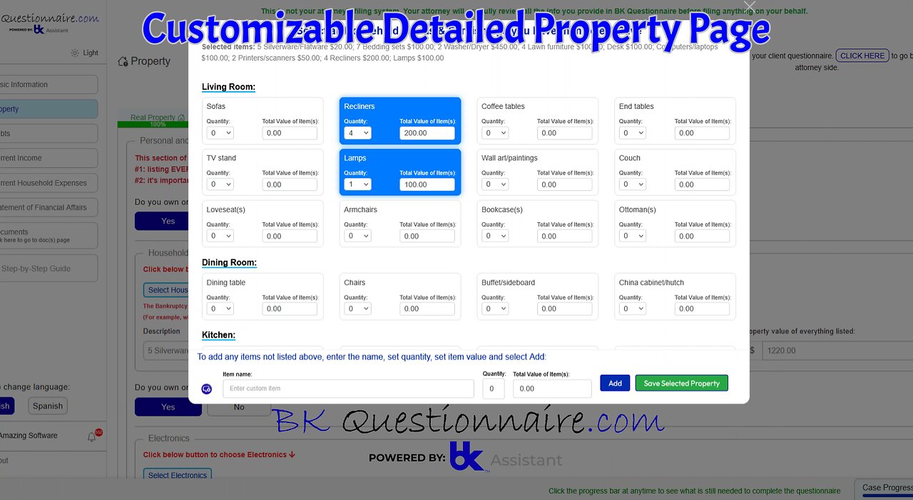 LP - Detailed Property Page