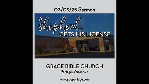 A shepherd gets his license