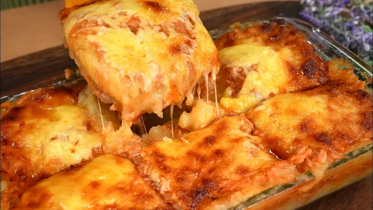 You will buy canned tuna after watching this dinner recipe! Cheap and Delicious Potato Dinner!