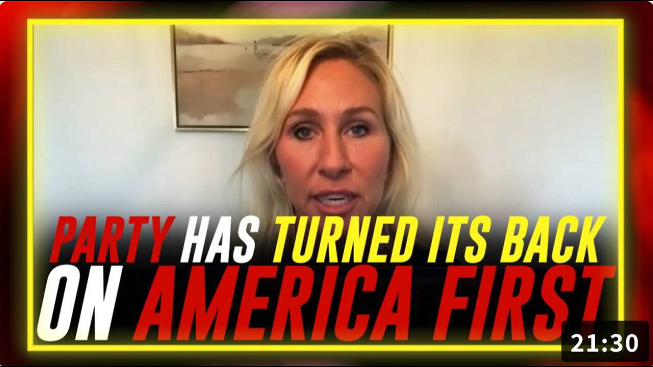 BOMBSHELL: MTG Warns She Could Leave GOP — "Party Has Turned Its Back On America First"