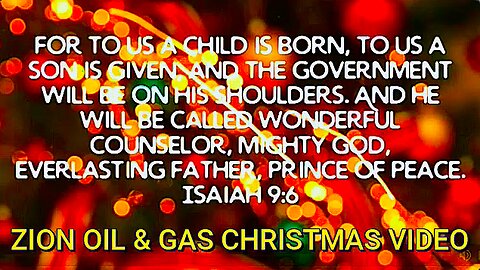 Zion Oil & Gas, Inc. || "Merry Christian" Video !!