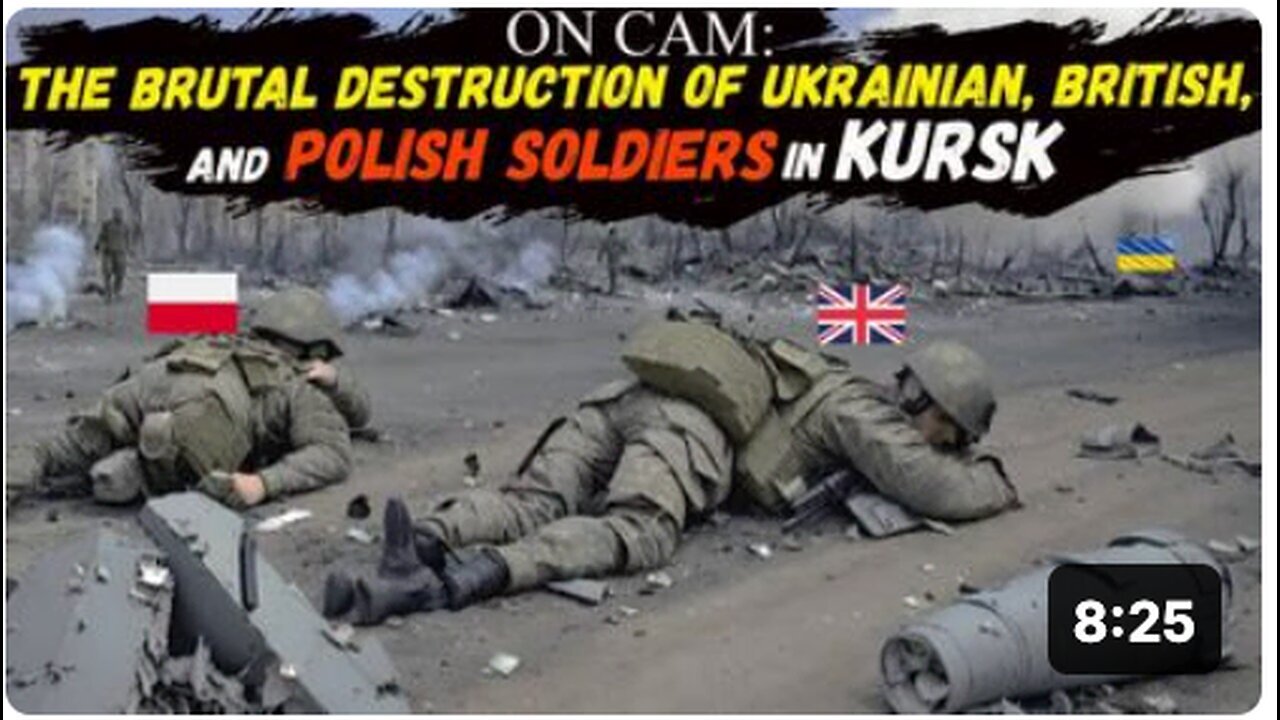 "Ukrainian Soldiers and Mercenaries Decimated While Fleeing Kursk on Cam"