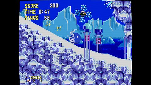 Sonic 3 and Knuckles (1994) Part 5 - IceCap Zone