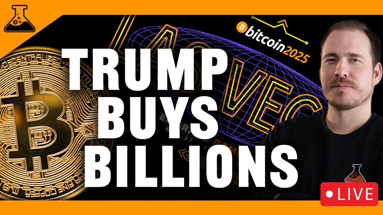 Bitcoin: Trump Buys Billions! Crypto Breakout Live From Vegas Bitcoin Conference