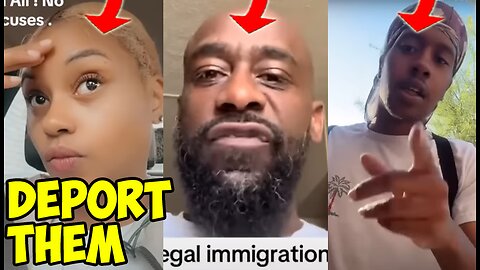 We Hope Trump Deports All Illegals Migrants In Los Angeles," Black People wake up