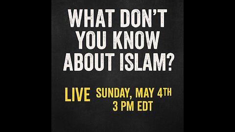ISLAM: What you DON'T know!