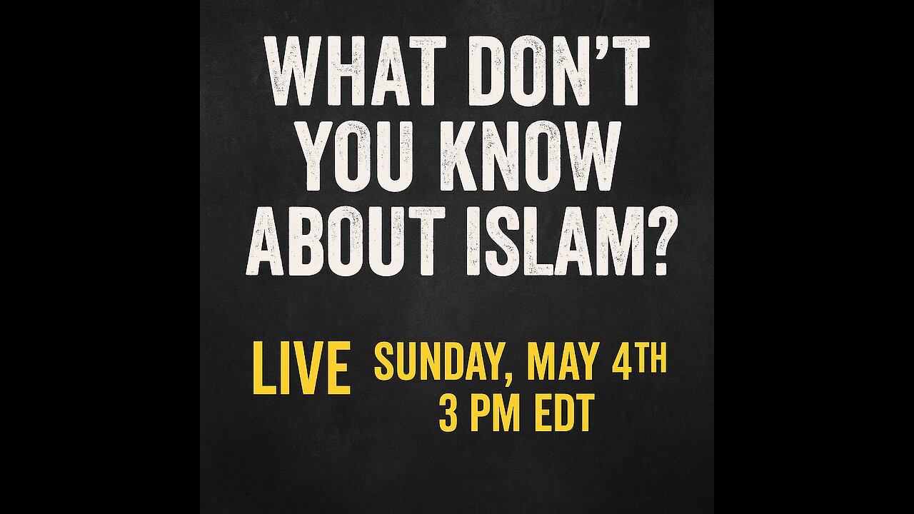 ISLAM: What you DON'T know!