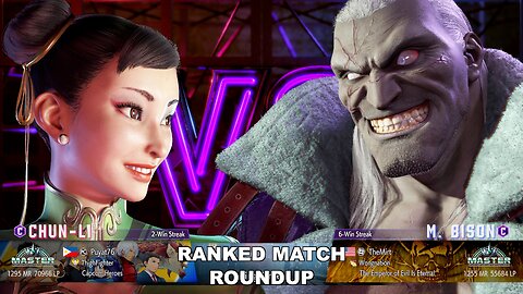Kuya Kalbo SF6 Ranked Match Roundup. Chun Li Master Rank [Hori Fight Stick]
