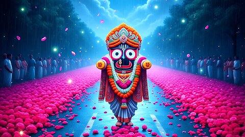 Jagannath Mahaprabhu – Phoolon bhare raaste par aa rahe hain 🙏🌸 Divine Entry!