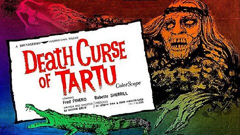 DEATH CURSE OF TARTU 1966 Undead Witch Doctor Curses Everglades Archeologists FULL MOVIE HD & W/S