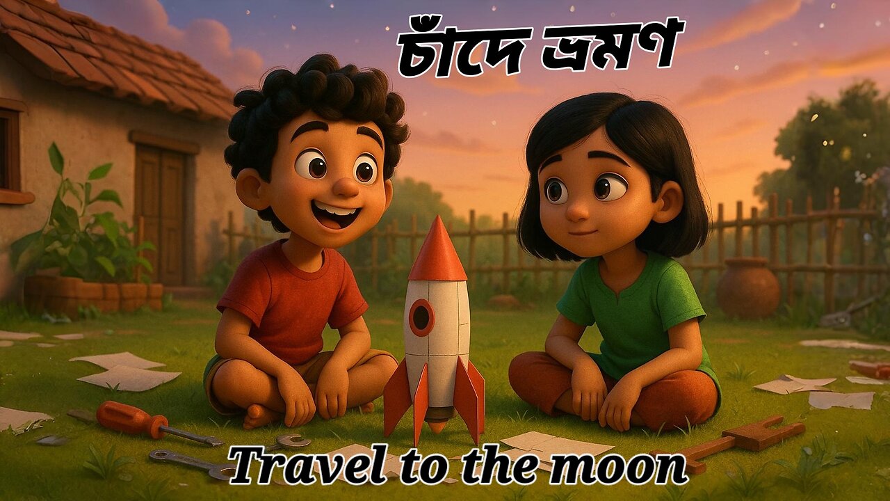 চাঁদের বুড়ির চা-দোকান – Travel to the moon