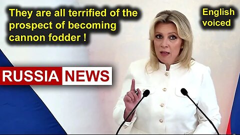 They are all terrified of the prospect of becoming cannon fodder!