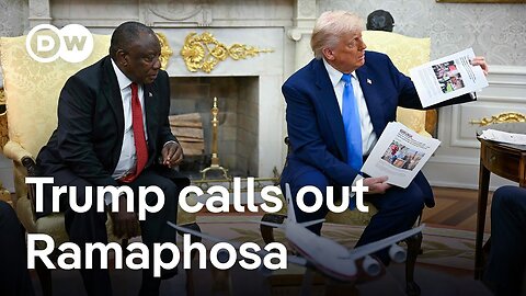 Live: South Africa's president Ramaphosa visits US president Trump