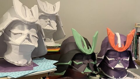 Star Wars Paper Craft: Samurai Darth Vader Helmet