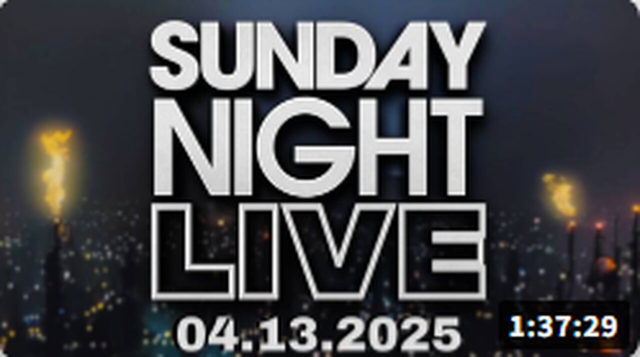 Sunday Night LIVE: Trump Trade War Heats Up As President Militarizes The Southern Border & Makes Unprecedented Strides In Iran Nuclear Talks! - FULL SHOW - 04.13.2025