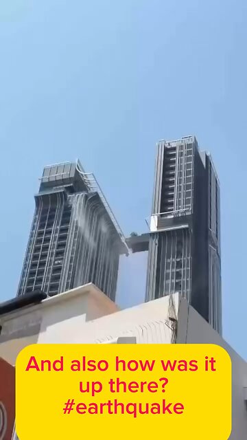 And also how was it up there? #earthquake