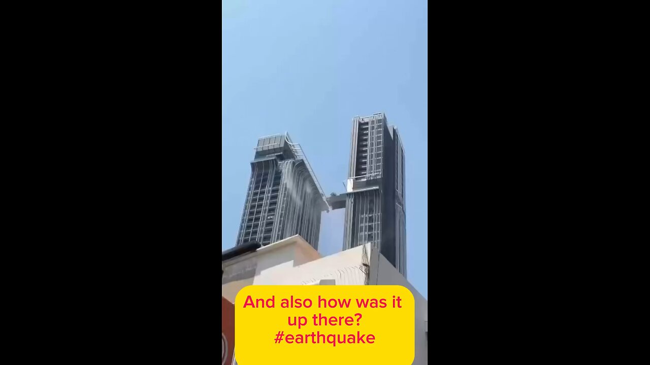 And also how was it up there? #earthquake