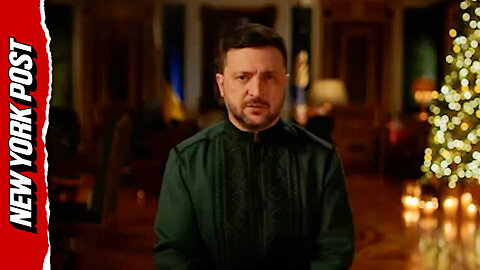 Zelensky vows to pursue peace in New Year's address as Russia bombards Ukraine