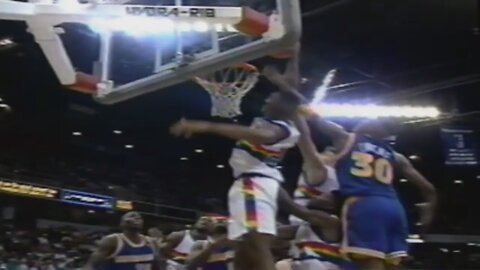 LaPhonso Ellis 20 Points Vs. Warriors, 1992-93.