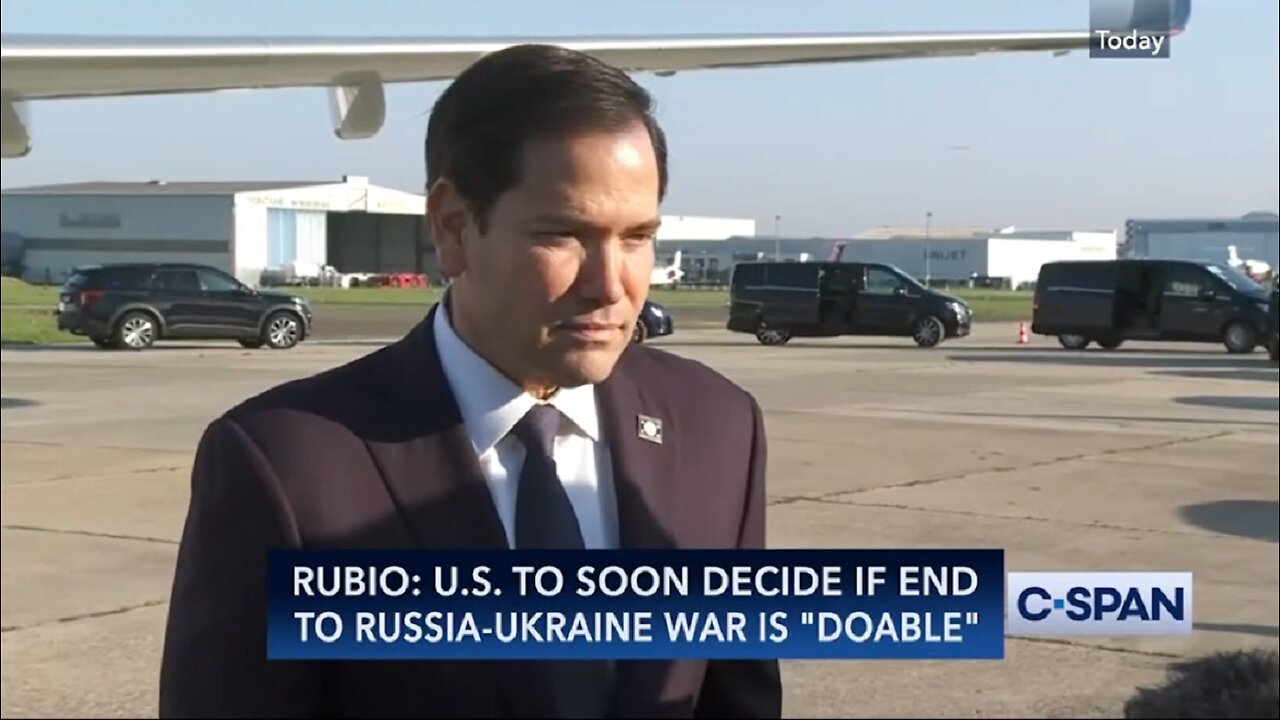 Secretary Rubio Says U.S. Will Soon Decide on End of Ukraine War