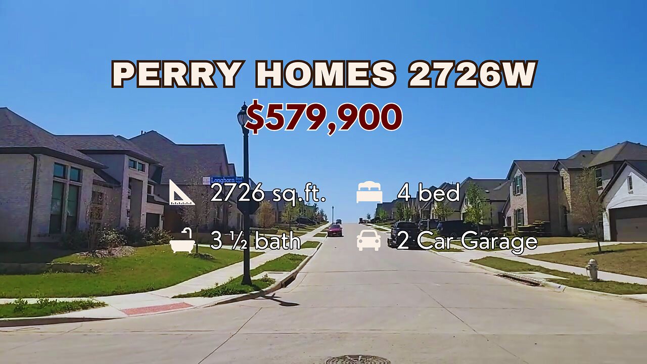 Stunning and Stylish Newly Built Perry Homes 2726W