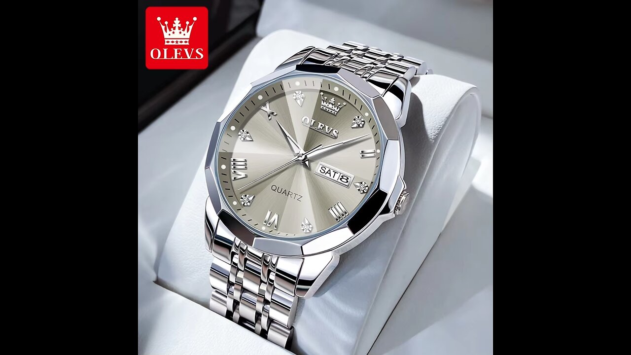 OLEVS Men's Watches Causal Fashion Original Quartz Watch