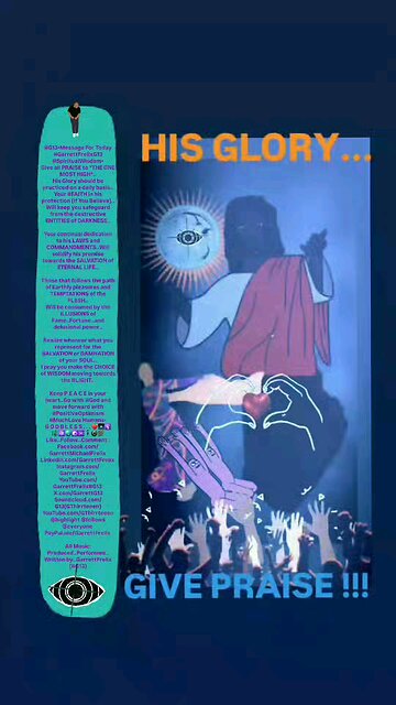 ▪︎HIS GLORY..PRAISE HIM▪︎